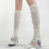 Lolita Bow Long Socks Bowknot Knee High Socks Korean Ins Mid-tube Stocking  Lady Girls