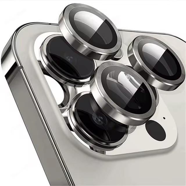 Camera Lens Protector For iPhone 17 16 15 14 13 12 11 Pro Max 16 Plus Metal Ring Lens Glass For iphone 17 16 Pro Max Accessories