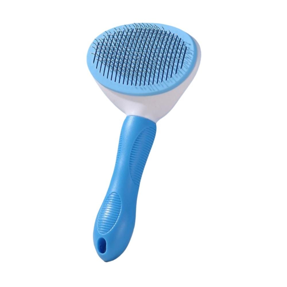 

Stainless Steel Pet Hair Remover Brush Pet Grooming Cat Dog Accessories Pet Hair Needle Comb Pet Supplies Professional синий