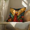 Cute cartoon prints for kids Cushion Cover DoubleSided Plush Sofa Cushion Covers Organic Breathable Invisible Zipper