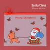 Cartoon Christmas Finger Ring Document Bag - Cute Multifunctional Student Desktop Storage and Pencil Case
