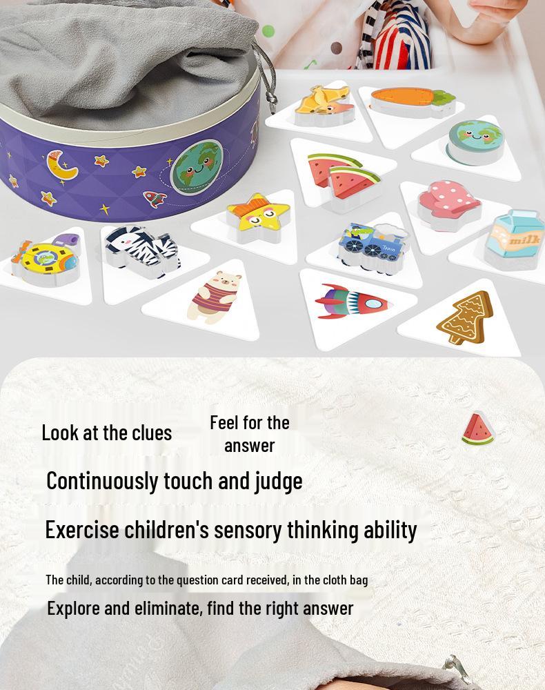 Pinwheel Tactile Shape Recognition Toy for Children's Early Education