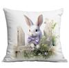 Hot Easter Bunny Purple Series Pillow Case with Pillow Case with A Variety of Pillow Covers Available