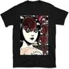 Junji Ito Shirt Herren Damen T-Shirt Dry-Fit Rundhals Kurzarm Shirt Schwarz