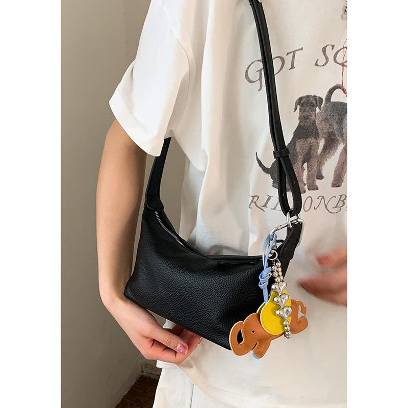 Einfache Litschi-Muster-Achselhöhlen-Kleine Tasche Damen 22 Neue Frühjahrsmode Handtasche Vielseitige Schulter-Umhängetasche