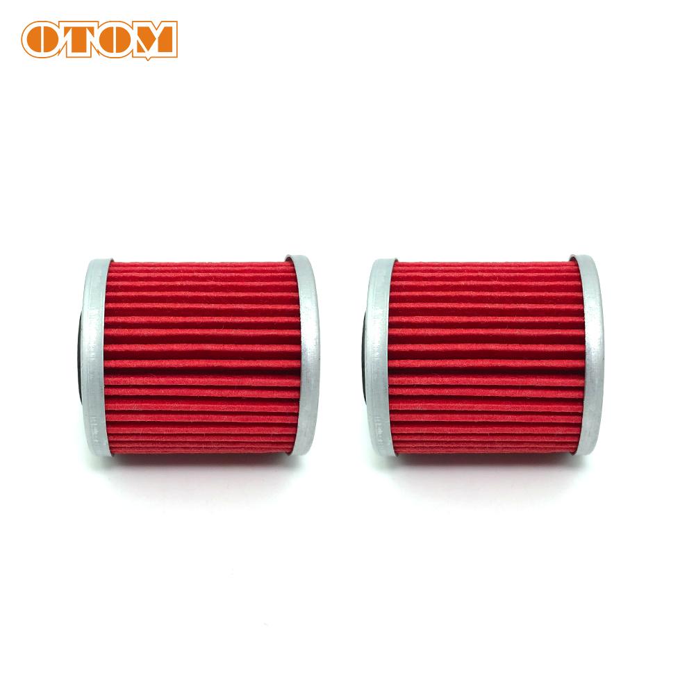 OTOM 2pcs Motorcycle High Performance Power-sports Cartridge Oil Filter For SUZUKI RMZ 250 450 RMZ250 2004-2018 RMZ450 2005-2018