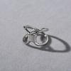 Niche Design Blogger Double-Layer Knotted Ring Simple And Fashionable Personality Unique Trend Light Luxury Ring