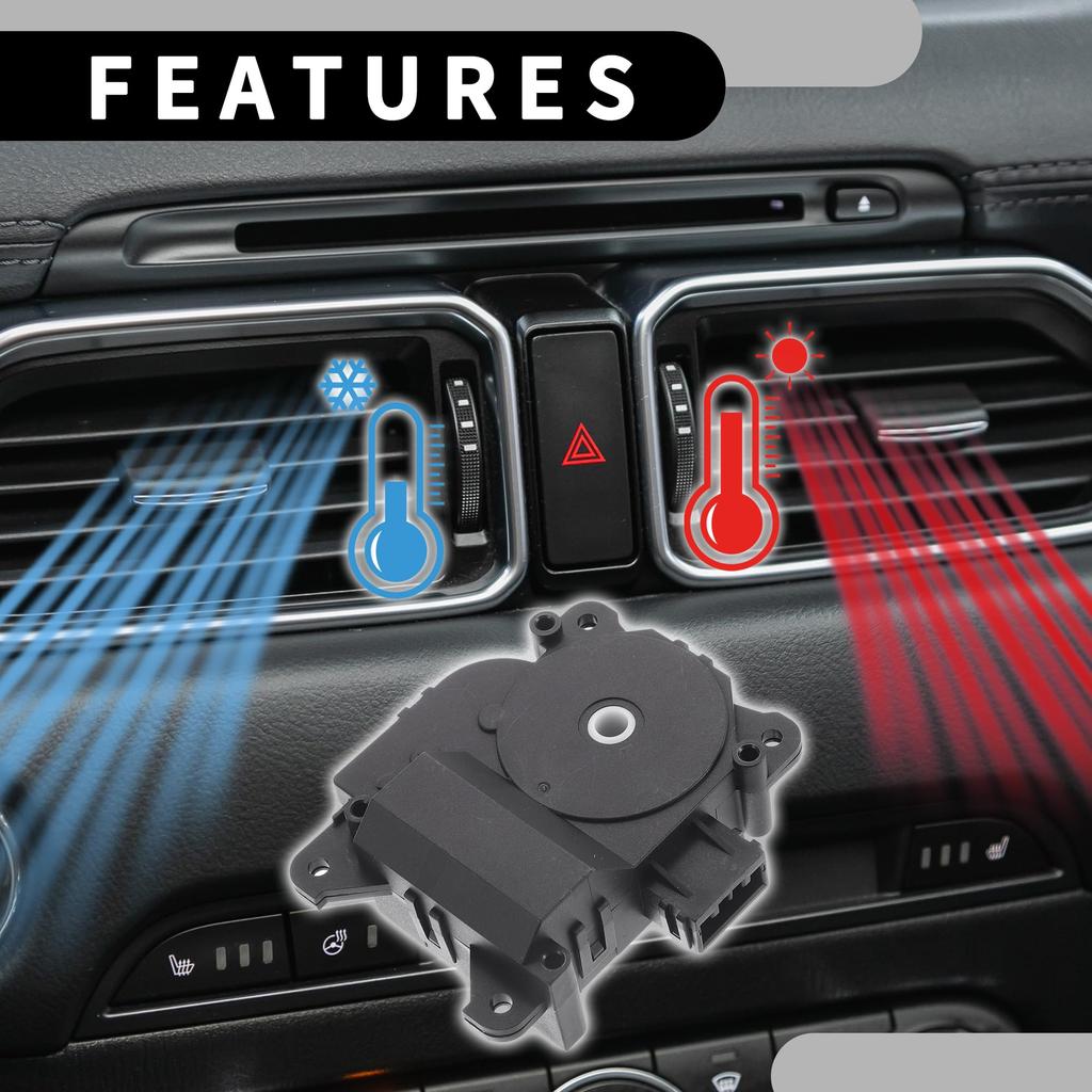 Partuto HVAC Heizungs-Mischluftklappen-Steueraktuator Nr. 79140TK8A41 - Auto-Luftklappenaktuator -