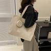 Trendy Summer 2023 Canvas Tote Bag Stylish Casual Shoulder Bag For Women