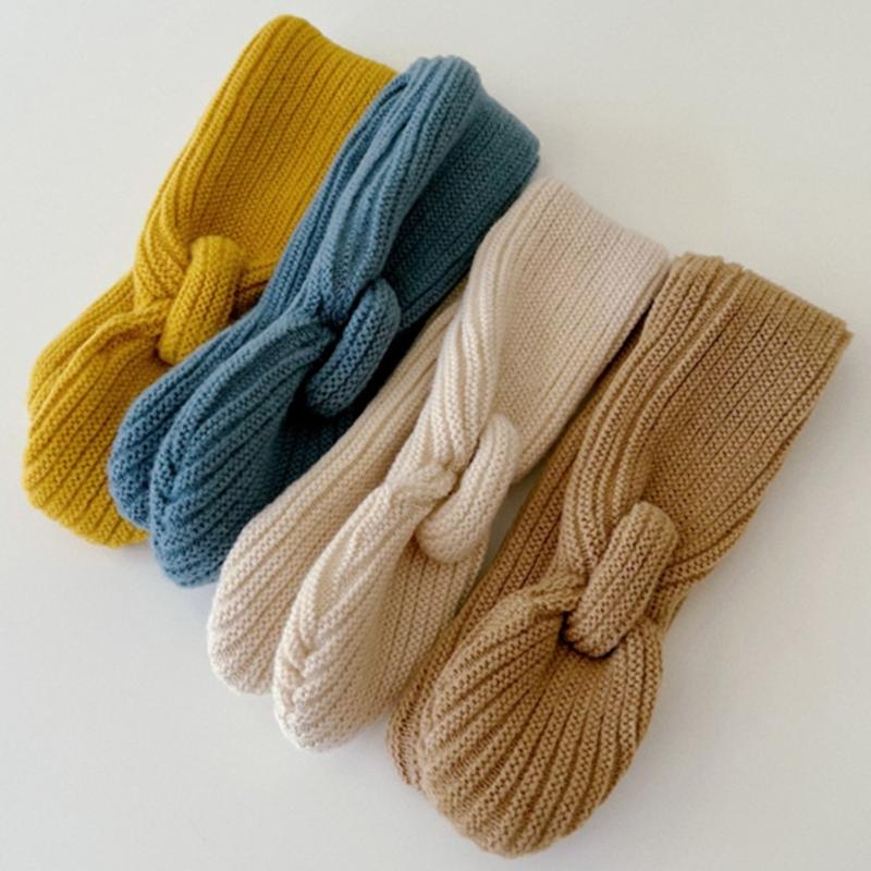 Stylish Children Wool Scarf Soft & Comfortable Kids Scarf Solid Color Scarf Knitted Scarf Perfect for Autumn & Winter