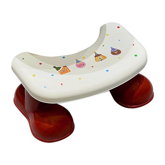 Toilet Stool Adults Squatting Toilet Stool with Anti-Slip Pads PP Plastic Bathroom Step Stool Portable Potty Stool