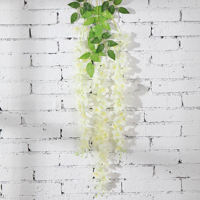 Buy 12 Pcs Wisteria Vine Artificial Flowers Wedding Decoration Home