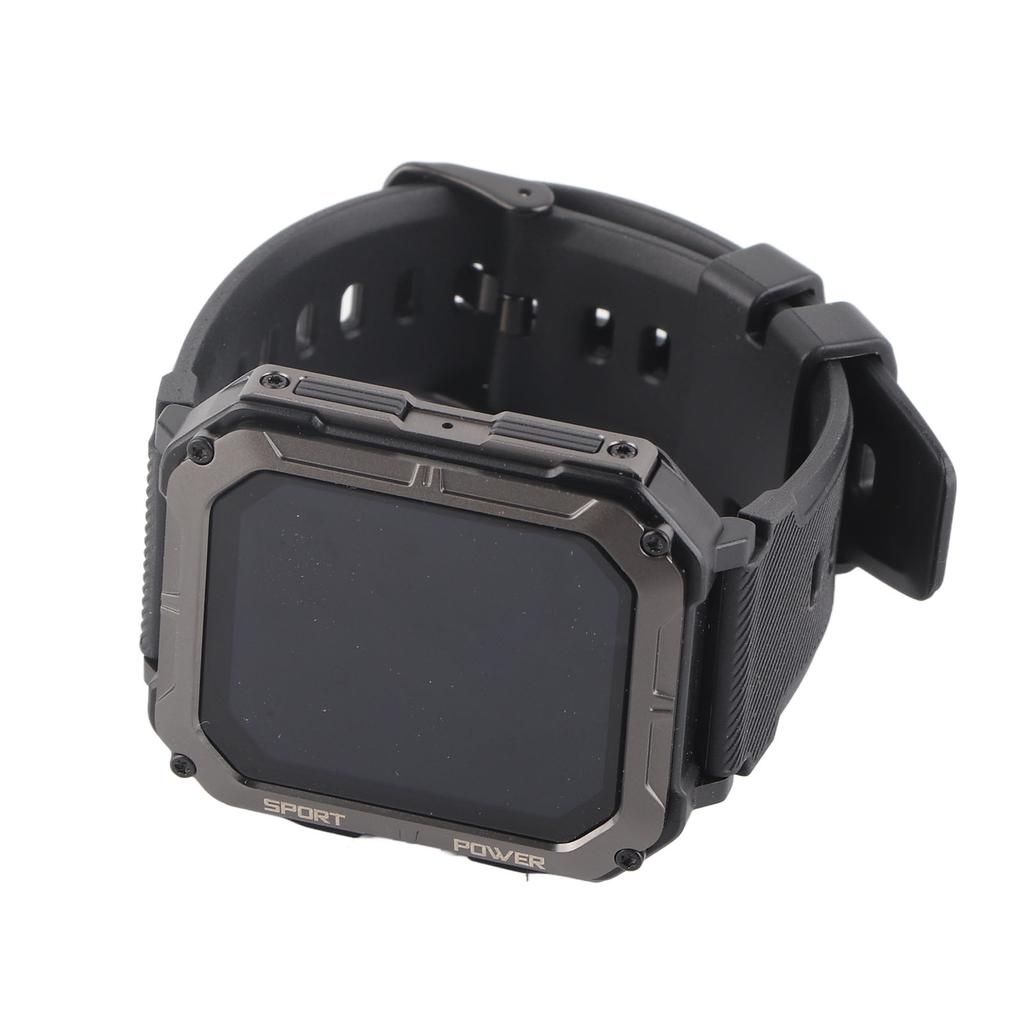 Outdoor Smartwatch BT Anruf Nachricht Wetter Uhr Wasserdicht Multifunktional Fitnessuhr mit