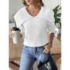 Women’s Cropped Top: New Autumn/Winter Knit Jumper with Large Lapel, Pull-Over Style