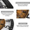 25cm Circular Iron Wall Clock with a Nautical Sextant Design