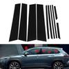 Bande Décorative de Pilier de Fenêtre de Voiture en PC, Autocollants de Pilier B/C, Accessoires Extérieurs pour Voiture Pour Toyota Corolla Cross 2020-2023