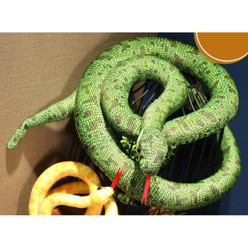 Snake Plush Pillow, Cute and Realistic Animal Stuffed Toy, Perfect for Halloween, Gifts, and Party Decorations