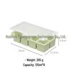 Food-Grade Silicone Ice Cube Tray with Lid: Freezer Mold & Storage Container