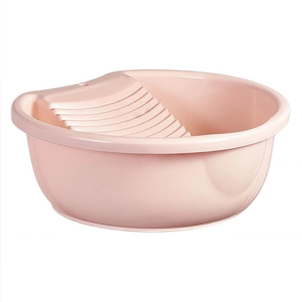 Thickened Washboard Basin Plastic Laundry Tub Underwear Cleaning Basin  For Hand Washing Clothes