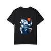 Weißes T-Shirt Wolves Basketballteam 21 Nummer Grafikdruck für Sportfans Freizeitkleidung