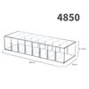 Narrow Transparent Bathroom Mirror Cabinet for Skincare and Cosmetics Storage