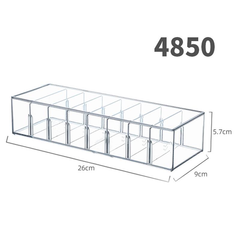 Narrow Transparent Bathroom Mirror Cabinet for Skincare and Cosmetics Storage
