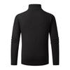 Men's Half Zipper Pullover Casual Knitted Base Shirt