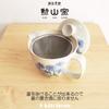 Teapot with 240ml for Hasami Made In Wildflower Blue Design J-kitchens Kunzan-yaki Strainer, Capacity, 1-2 People, Ware, Japan,