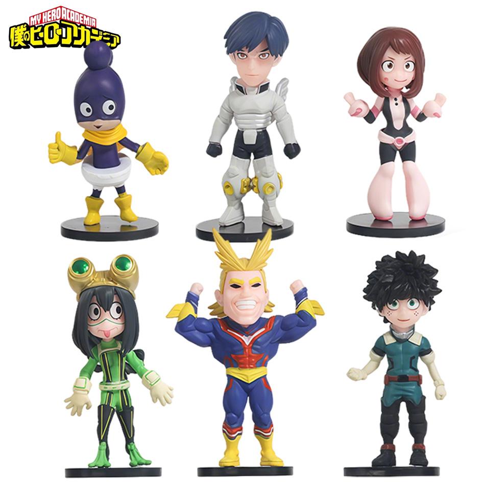 New Anime My Hero Academia Action Figures Midoriya Izuku Bakugou Katsuki Todoroki Shouto Ochaco Uraraka Kirishima Model Toy