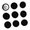 10pcs Cotton Fabric Covered Buttons Sewing Accessories for Garment Black