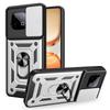 Funda for vivo iQOO Z10 Turbo Pro 5G Case Armor Slide Camera Lens Protection Ring Stand Back Cover for iQOO Z10 Turbo Capa