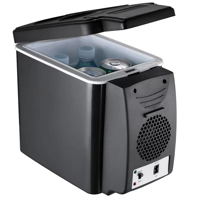 Mini Portable Fridge Freezer Vehicle Refrigeration And Heating Car Electronic Devices 6L 12V Electric Car Portable Ice Box