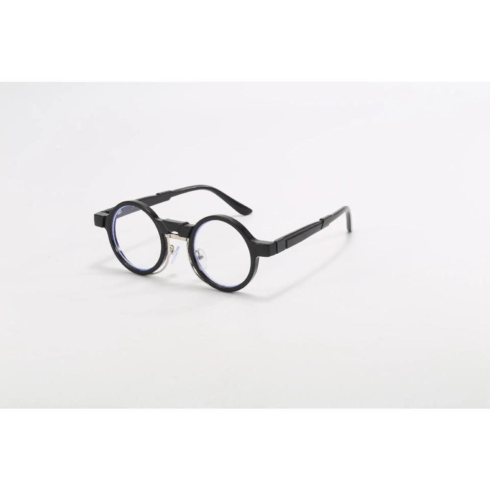 German niche circular retro handmade glasses frame women men 2024 High quality trending product fashion anti blue light glasses