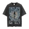 T-shirt Anime Ghost In The Shell Lavata Vintage Estetica Y2k Unisex Oversize Manica Corta Estiva Cotone Retro Streetwear Calda