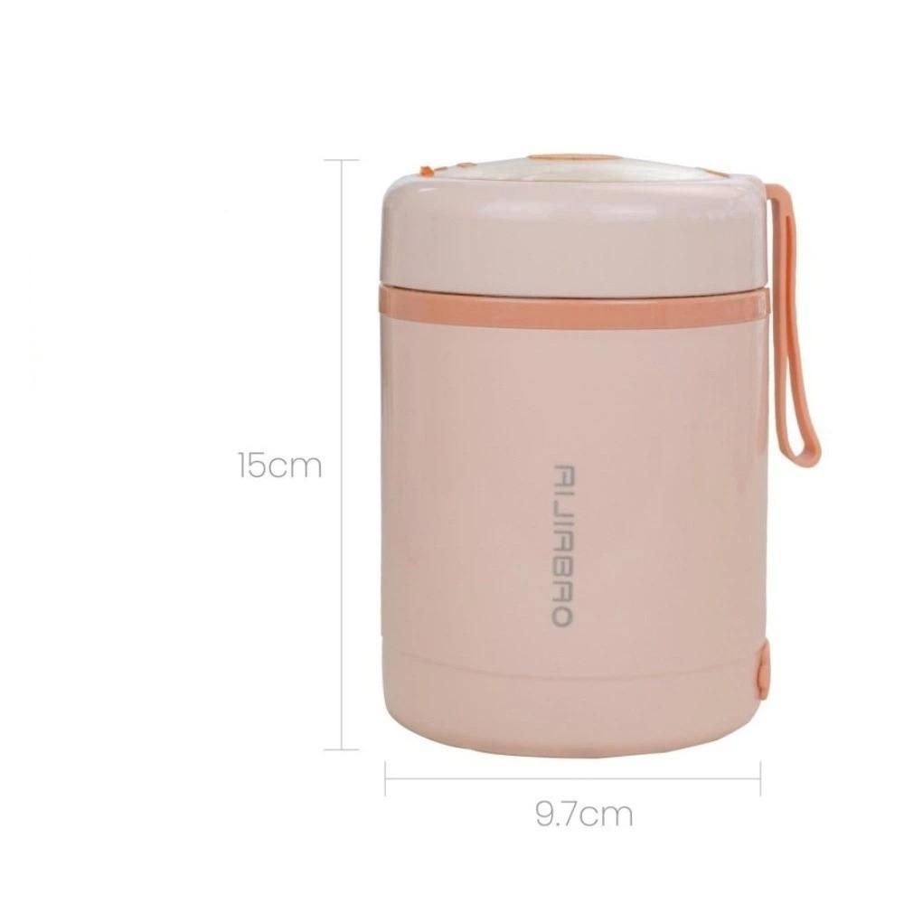 600ML Electric Heating Lunch Box USB Electric Portable Food Warmer with Drink Function Stainless Steel Picnics Food Heater