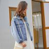 Women Denim Jacket Spring Autumn Short Coat Jean Jackets Casual Tops Loose Tops Lady Outerwear