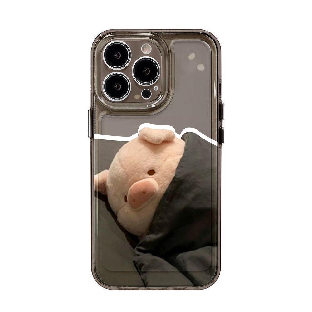 Sleeping Pig Applies To iPhone17promax Apple 16 Mobile Phone Case 14/13 Cute 15 Anti-drop Protective Case