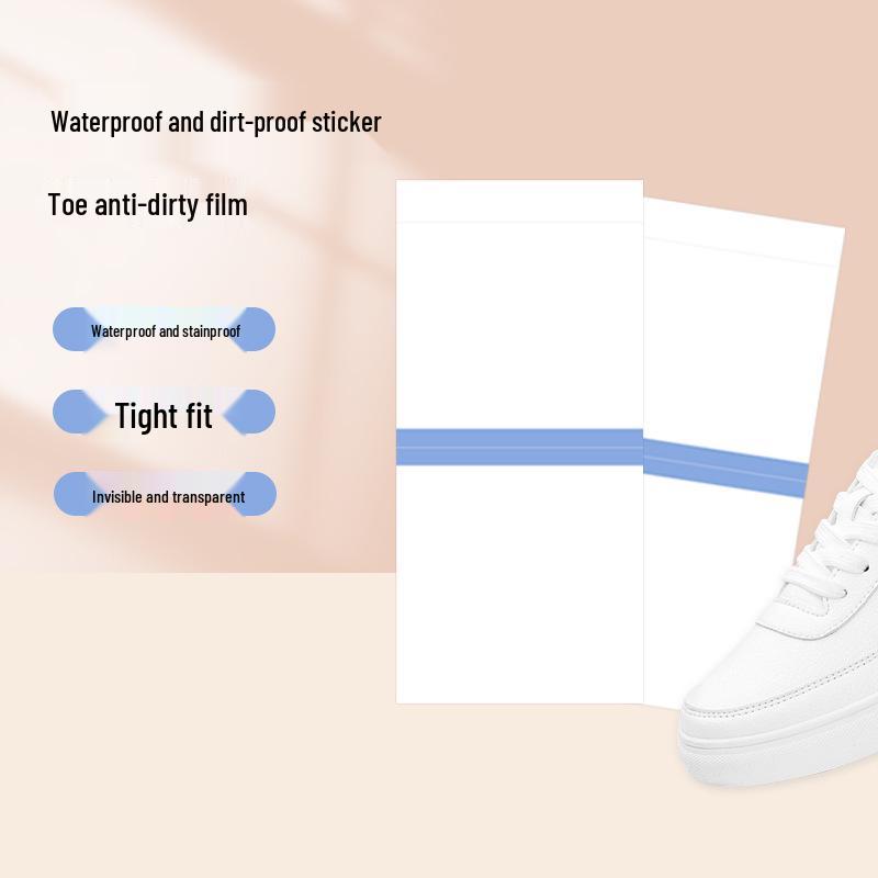 

Waterproof Anti-Stain Shoe Toe Stickers 1 Piece