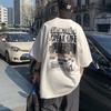 Hip Hop Oversize T Shirt Men Streetwear Harajuku Cartoon Print Tshirt Short Sleeve Cotton Loose HipHop T-Shirt Plus Size 5XL