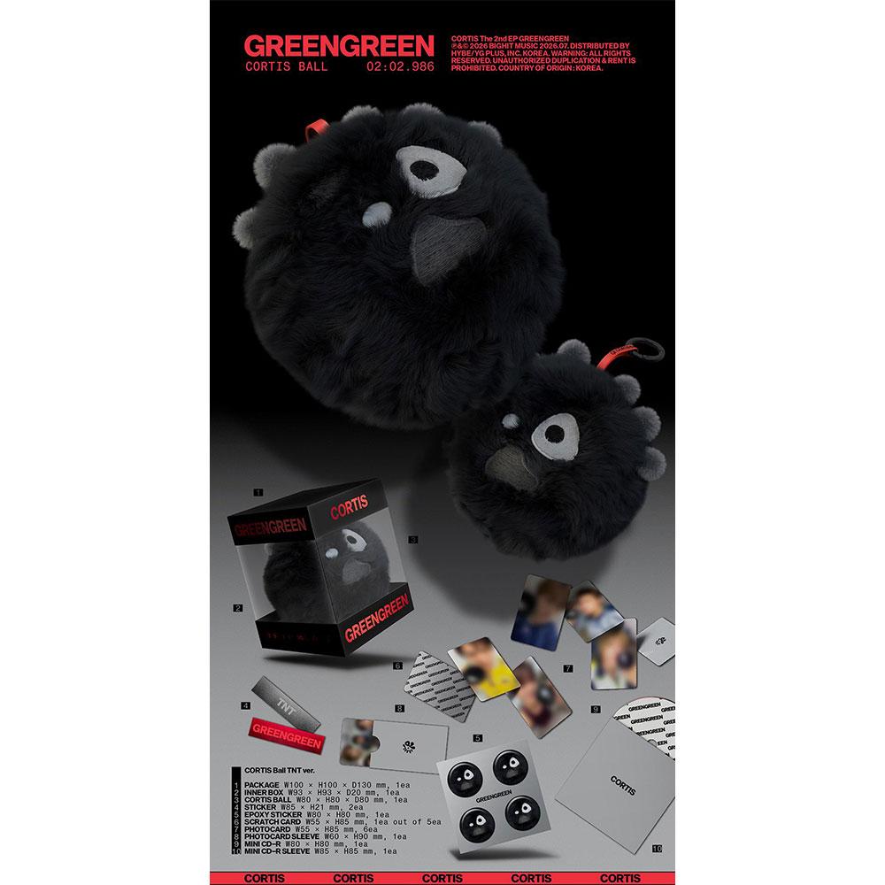 [Vorbestellung] CORTIS Das 2. EP-Album - GREENGREEN (CORTIS Ball ver.)