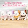 Giocattolo Elettrico Gatto Peluche Interattivo Camminante Scodinzolante Annodante Miagolante Giocattolo Gattino Fatto a Mano per Bambini Piccoli Educativo Simulazione Giocattolo Animale di Peluche