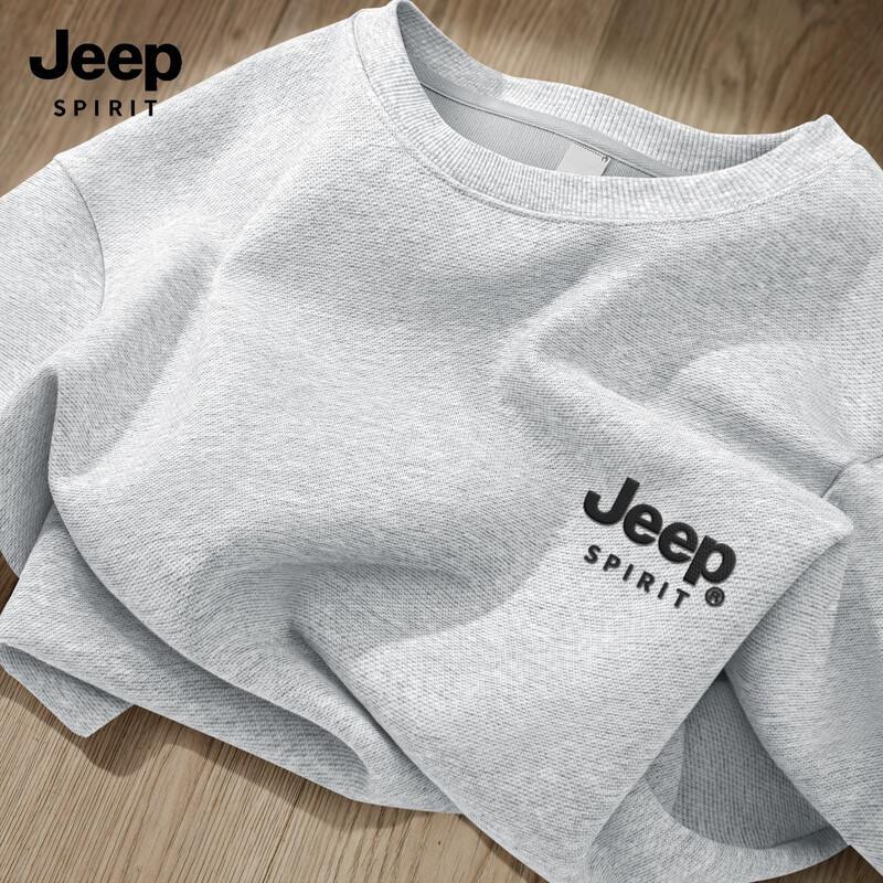 JEEP SPIRIT Pánská ležérní mikina s kulatým výstřihem 2025