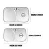 Car Window Sun Shade Windshield Anti-UV Protection Center Cover For Nissan Nismo Almera Juke Qashqai J10 Tiida X Note 350Z 370Z