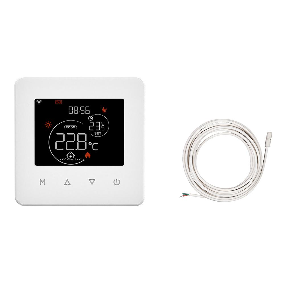 For Tuya Smart WiFi Thermostat with Voice Control Remote Monitor for Electric Gas Boiler and Floor Heating System
