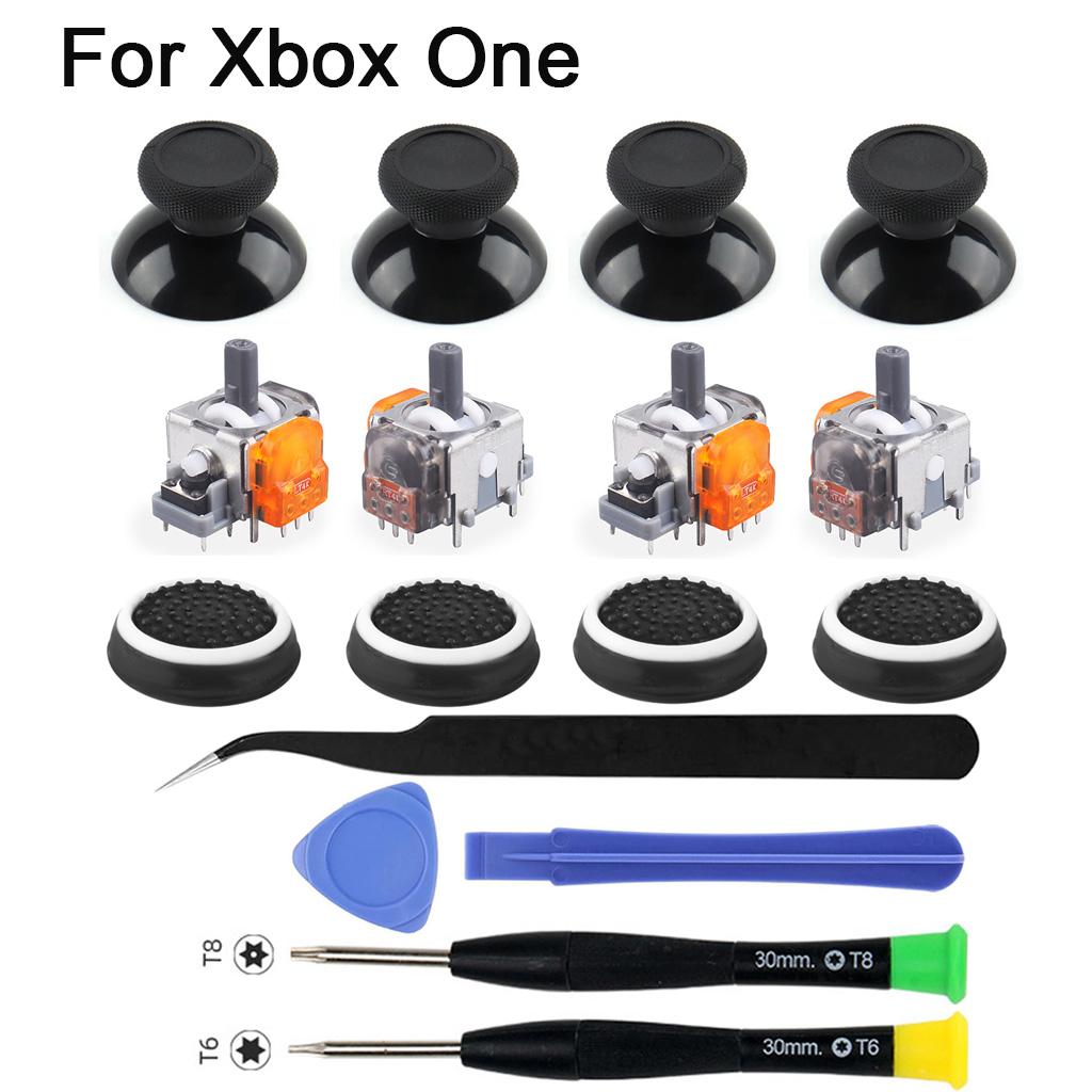 Joystick Elettromagnetici TMR Sostituzione per Controller PS5 Xbox one Stick Anti-Drift con Accessori per Thumbstick Strumento di Riparazione