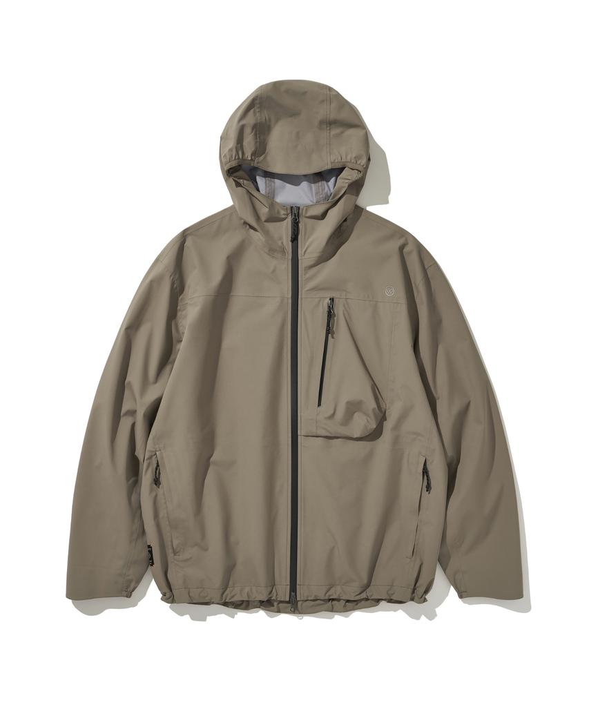 Helement Airlight 3L Rain Jacket (Khaki)