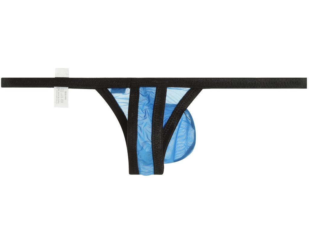 Royal Full Convex Fully 3D Stitching G-Station Men's T-Back, Blue, Large, Seam, Front, Seamed,