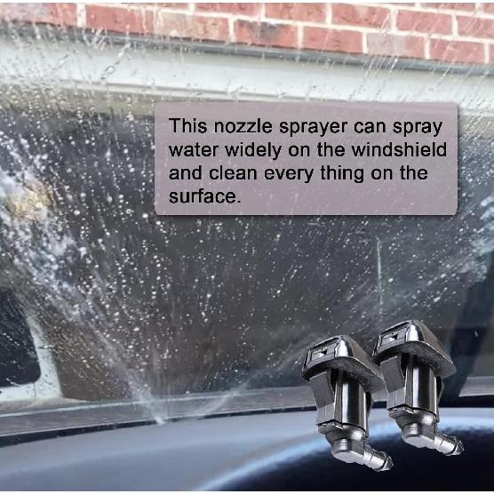 Toyota Windshield Washer Nozzles Kit - Replaces OEM #85381-AE020, Fits 04-10 Sienna, 05-12 Corolla, 04-08 Solara, 00-05 Tundra