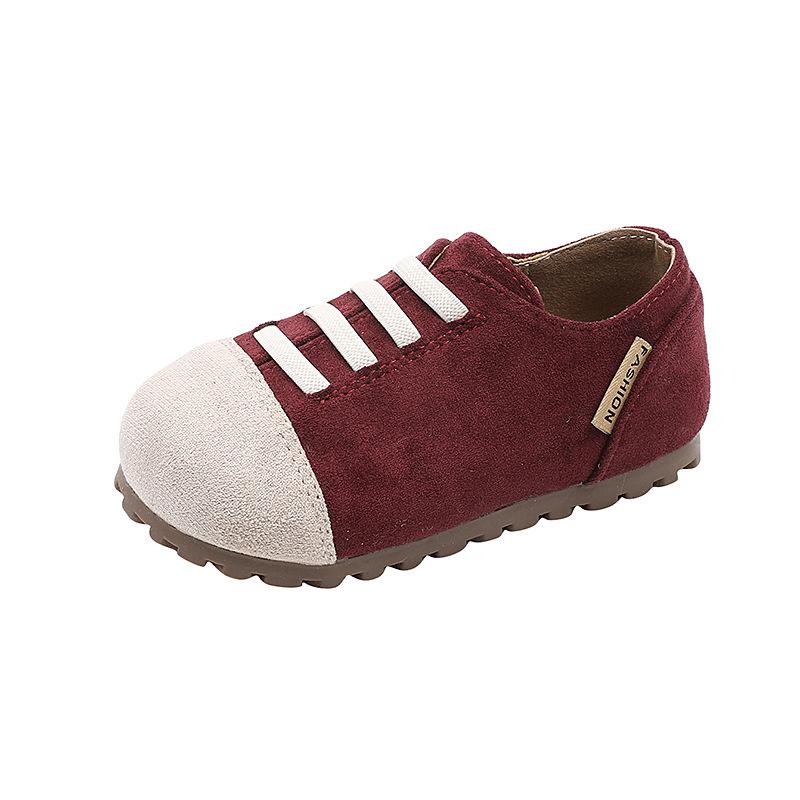 Spring Kids Shoes New Fashion Comfort Boys Shoes Flat Anti Slip Soft Classic Girls Shoe Simple Retro Lightweight Casual Shoe