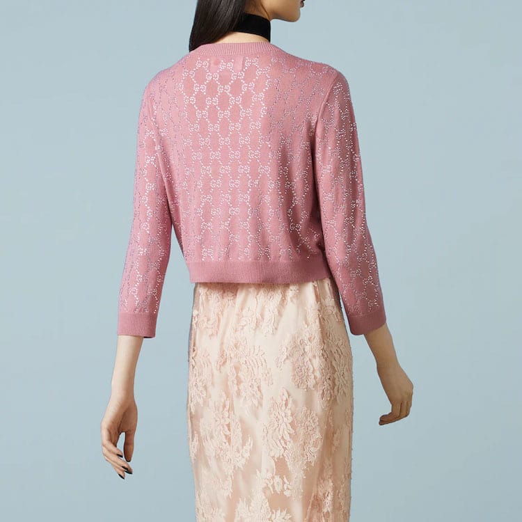 Gucci FW23 Knitwear Women's Pink 748884-XKDBL-6361